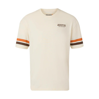 Koszulka t-shirt męska beżowa Austin GP McLaren F1 2025