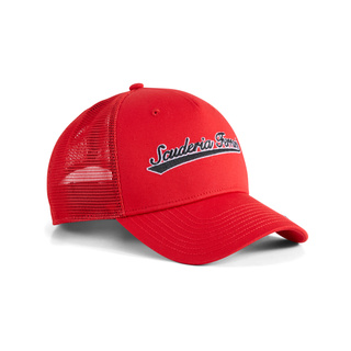 Czapka baseballowa czerwona męska SF Trucker Scuderia Ferrari F1 2026