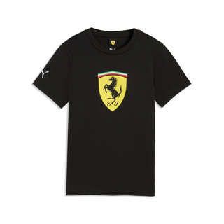 Koszulka T-shirt czarna dziecięca Large Logo Scuderia Ferrari F1 2026