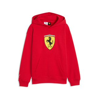 Bluza dziecięca z kapturem czerwona Large Logo Scuderia Ferrari F1 2026