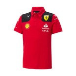 Koszulka Polo dziecięca czerwona Team Ferrari F1