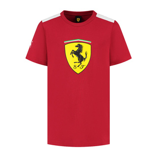 Koszulka T-shirt dziecięca czerwona Shield Ferrari F1 2025