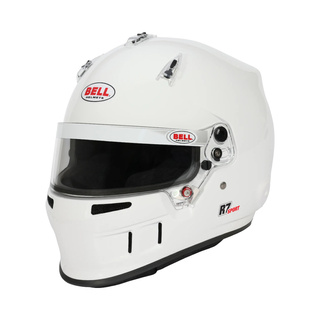 Kask Bell R7 Sport Hans biały (FIA)
