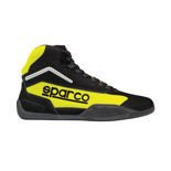 Buty kartingowe Sparco GAMMA KG-4 czarno/żółte (homologacja CIK)