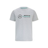 Koszulka t-shirt męska Logo Grey Mercedes AMG F1 