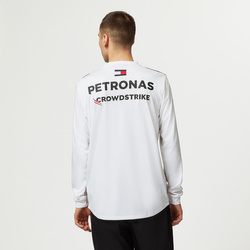 Koszulka męska Longsleeve biała Team Mercedes AMG F1 