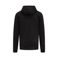 Bluza męska Hoodie Polka Dot Black Mercedes AMG F1 