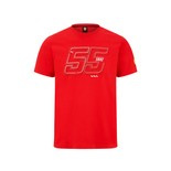 Koszulka T-shirt męska Sainz red Ferrari F1 