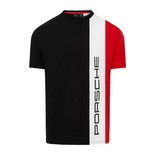 Koszulka T-shirt męska Stripe Black Porsche Motorsport 2025