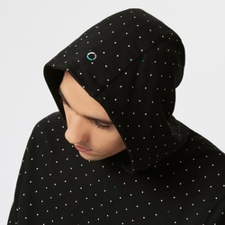 Bluza męska Hoodie Polka Dot Black Mercedes AMG F1 