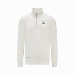 Bluza męska 1/4 zip Seasonal white Ayrton Senna F1 