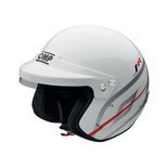 Kask rajdowy otwarty OMP J-R biały (homologacja FIA)