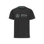 Koszulka t-shirt męska Logo czarna Mercedes AMG F1 