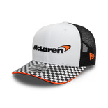 Czapka baseballowa męska Checkered McLaren F1 2025