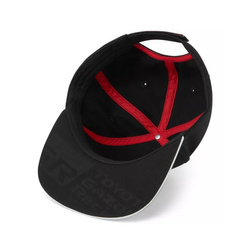 Czapka męska Flat Brim Logo czarna Toyota Gazoo Racing