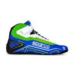 Buty kartingowe Sparco K-RUN MY20 niebiesko-zielone