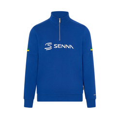 Bluza męska 1/4 Zip Stripe Ayrton Senna F1 2024