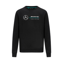 Bluza męska Crew Logo Black Mercedes AMG F1 