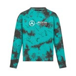 Bluza damska Crew Tie Dye Mercedes AMG F1 2024