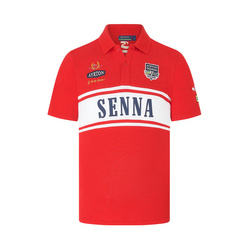 Koszulka polo męska Legacy Patchwork Ayrton Senna F1 2024