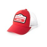 Czapka baseballowa męska Trucker czerwona Rally Poland WRC 2024