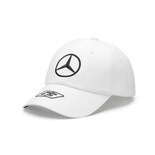 Czapka męska baseballowa biała George Russell Mercedes AMG F1