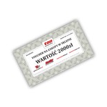 Voucher o wartości 2000 zł