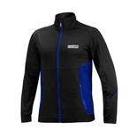 Bluza męska sportowa Full Zip Sparco MY22 czarno-niebieska