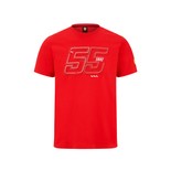 Koszulka T-shirt męska Sainz red Ferrari F1 