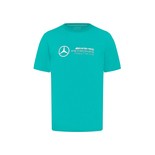 Koszulka męska Large Logo Ultra Teal Mercedes AMG F1 2024