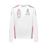 Koszulka męska Longsleeve biała Team Mercedes AMG F1 