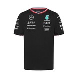 Koszulka męska Team czarna Mercedes AMG F1 2024