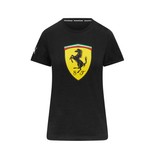 Koszulka t-shirt damska czarna Shield Ferrari F1 2024