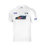 Koszulka t-shirt męska Car M-Sport Sparco biała