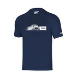 Koszulka t-shirt męska Car M-Sport Sparco granatowa