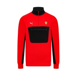 Bluza męska 1/4 Zip Red Ferrari F1 2024