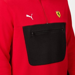 Bluza męska 1/4 Zip Red Ferrari F1 2024