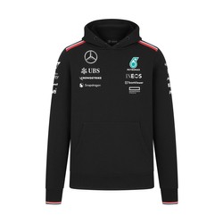 Bluza męska Hoody Team Black Mercedes AMG F1 2024