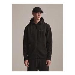 Bluza męska z kapturem Dakar DKR ZIP H23 czarna