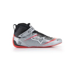 Buty Alpinestars TECH 1-Z V3 (FIA 8856-2018) srebrne