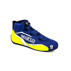 Buty kartingowe Sparco K-FORMULA MY22 niebiesko-żółte