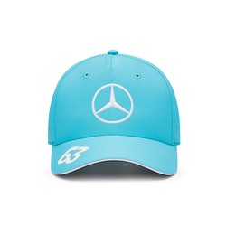 Czapka baseballowa dziecięca niebieska Russell Team Mercedes AMG F1 2024