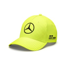 Czapka baseballowa dziecięca yellow Lewis Hamilton Mercedes AMG F1