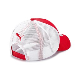 Czapka baseballowa męska Trucker Red Ferrari F1 2024