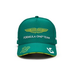 Czapka baseballowa męska zielona Stroll Team Aston Martin F1 2024