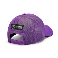 Czapka męska baseballowa Lewis Hamilton Trucker purple Mercedes AMG F1