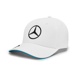 Czapka męska baseballowa White George Russell Mercedes AMG F1 2024