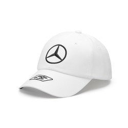 Czapka męska baseballowa biała George Russell Mercedes AMG F1