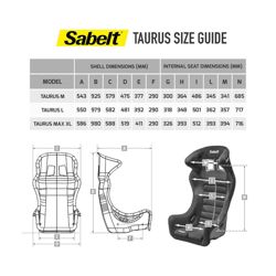 Fotel Sabelt TAURUS L (homologacja FIA)