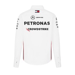 Koszula męska Longsleeve biała Team Mercedes AMG F1 2024